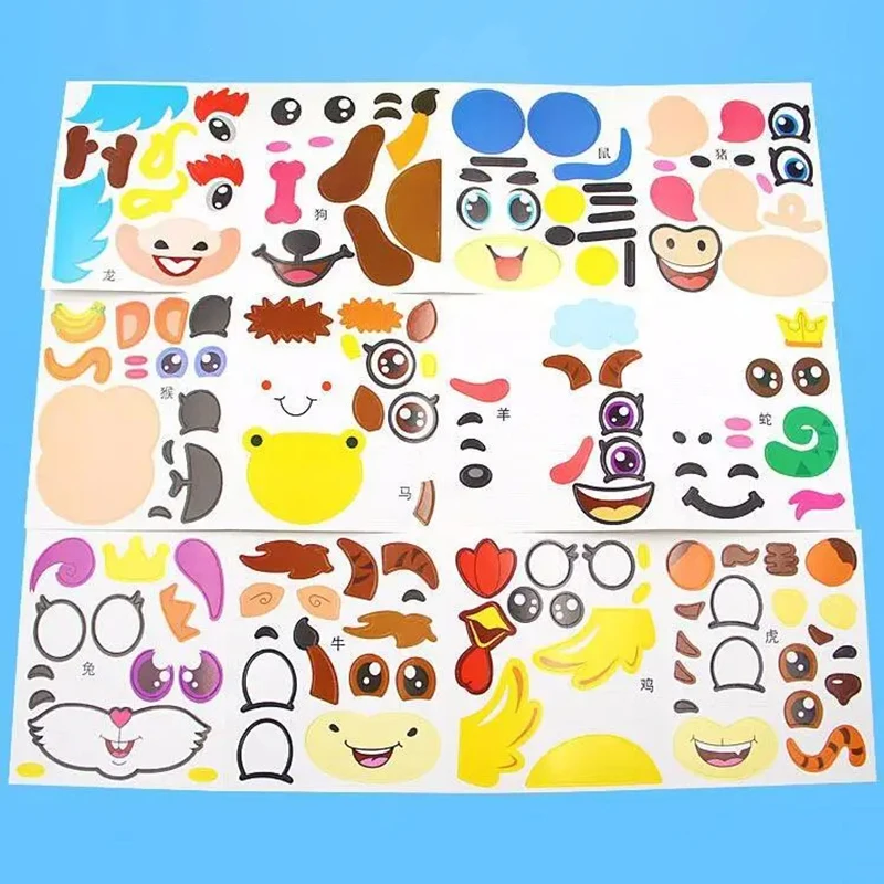 Detalles de las pegatinas en relieve