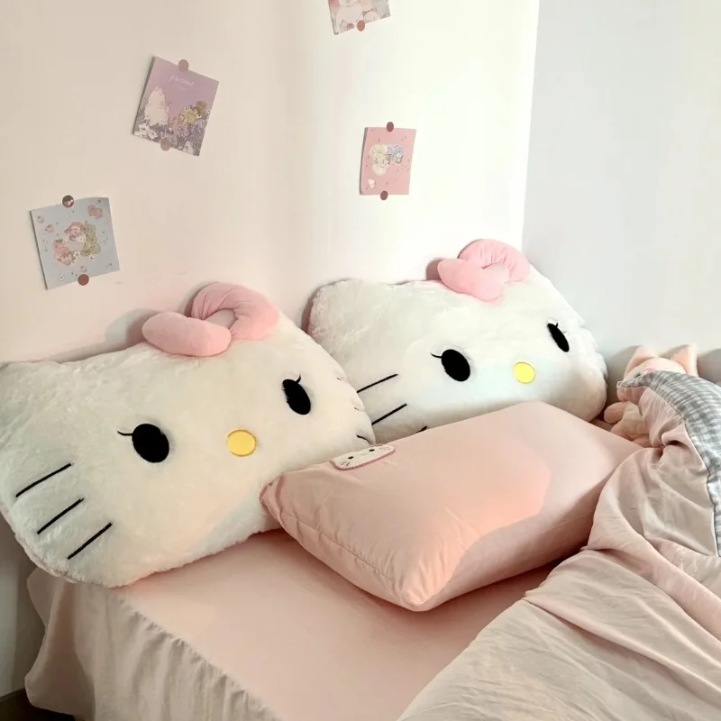 Cojín de espalda Hello Kitty de Sanrio, peluche suave - imagen 4