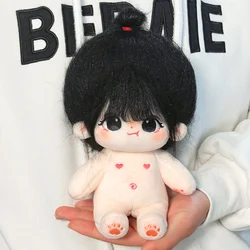Muñeca ojos grandes de algodón estilo tierno, cambia ropa para bebé