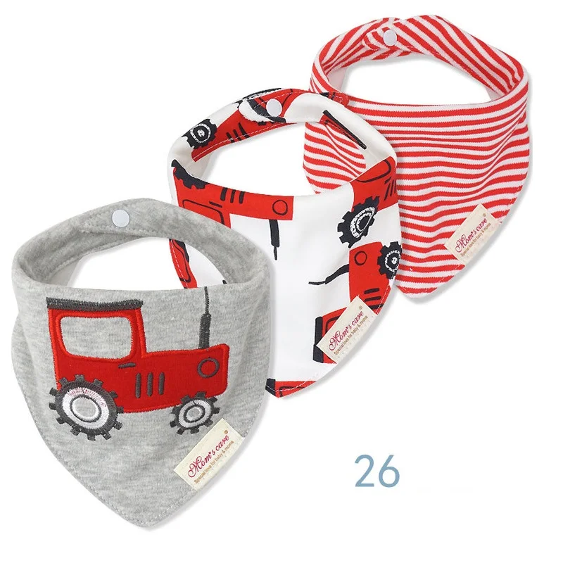 Babero bandana de algodón suave para bebé - imagen 5
