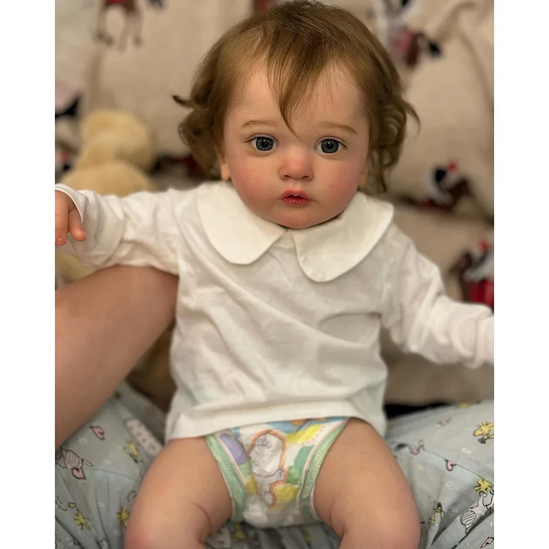 Muñeca Reborn Ayana con vestido azul