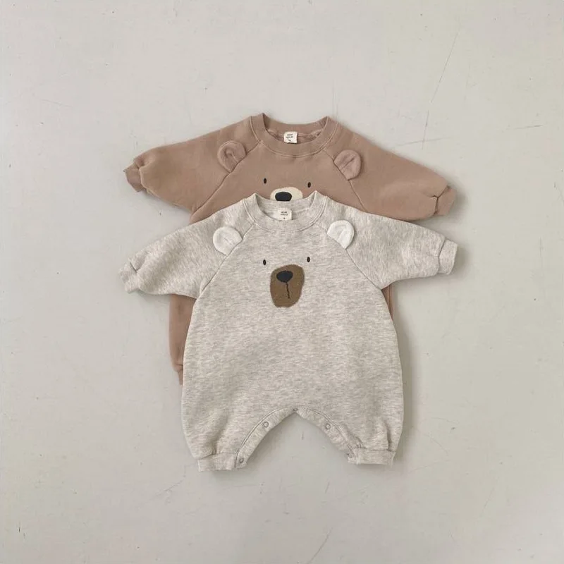 Pelele de oso acolchado para bebé
