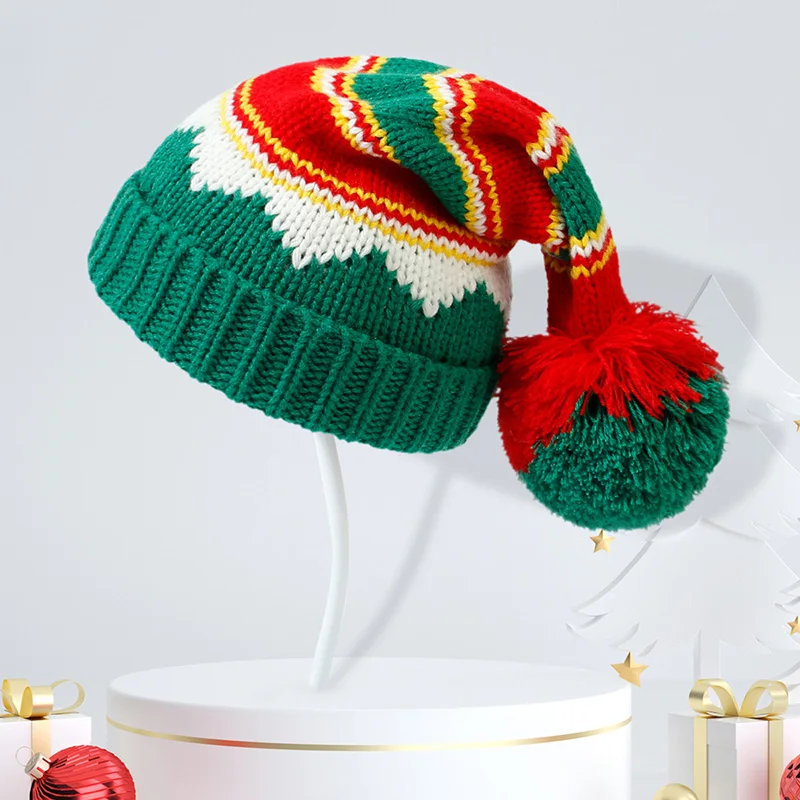 Gorro de punto con pompón para bebé – Invierno cálido - imagen 4