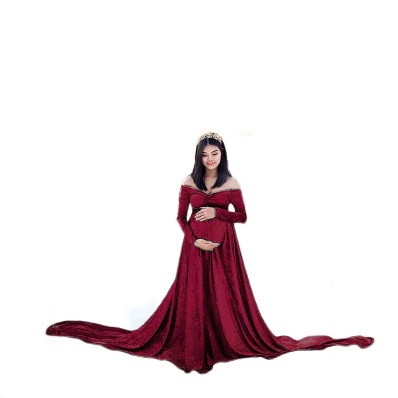 Vestido de maternidad tipo sastre de manga larga - imagen 2