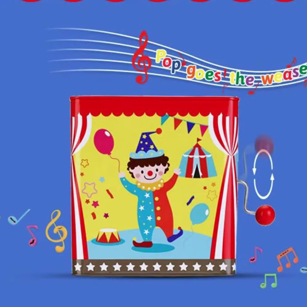 Jack in the Box caja musical Montessori infantil educativa temprana - imagen 2