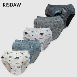 Calzoncillos bóxer de algodón con dinosaurios para niños