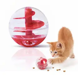 Juguete dispensador de comida interactivo pelota para perros y gatos