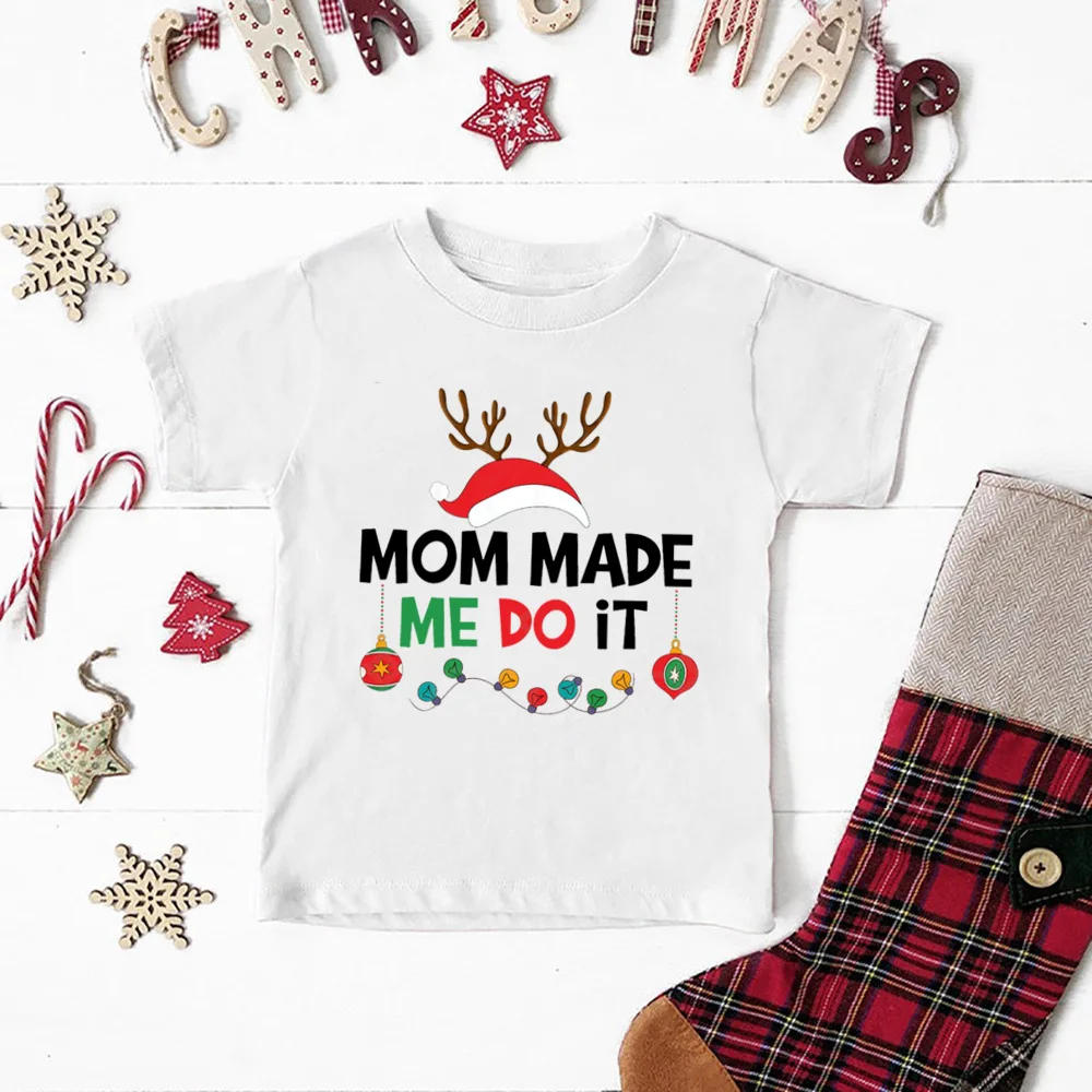Conjunto navideño familiar: ropa divertida para mamá, papá y bebé - imagen 4