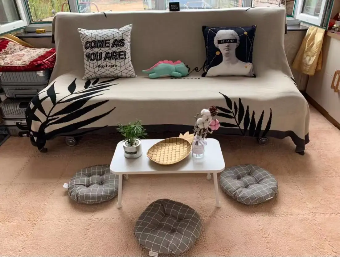Estera de empalme estilo Ins en habitación infantil