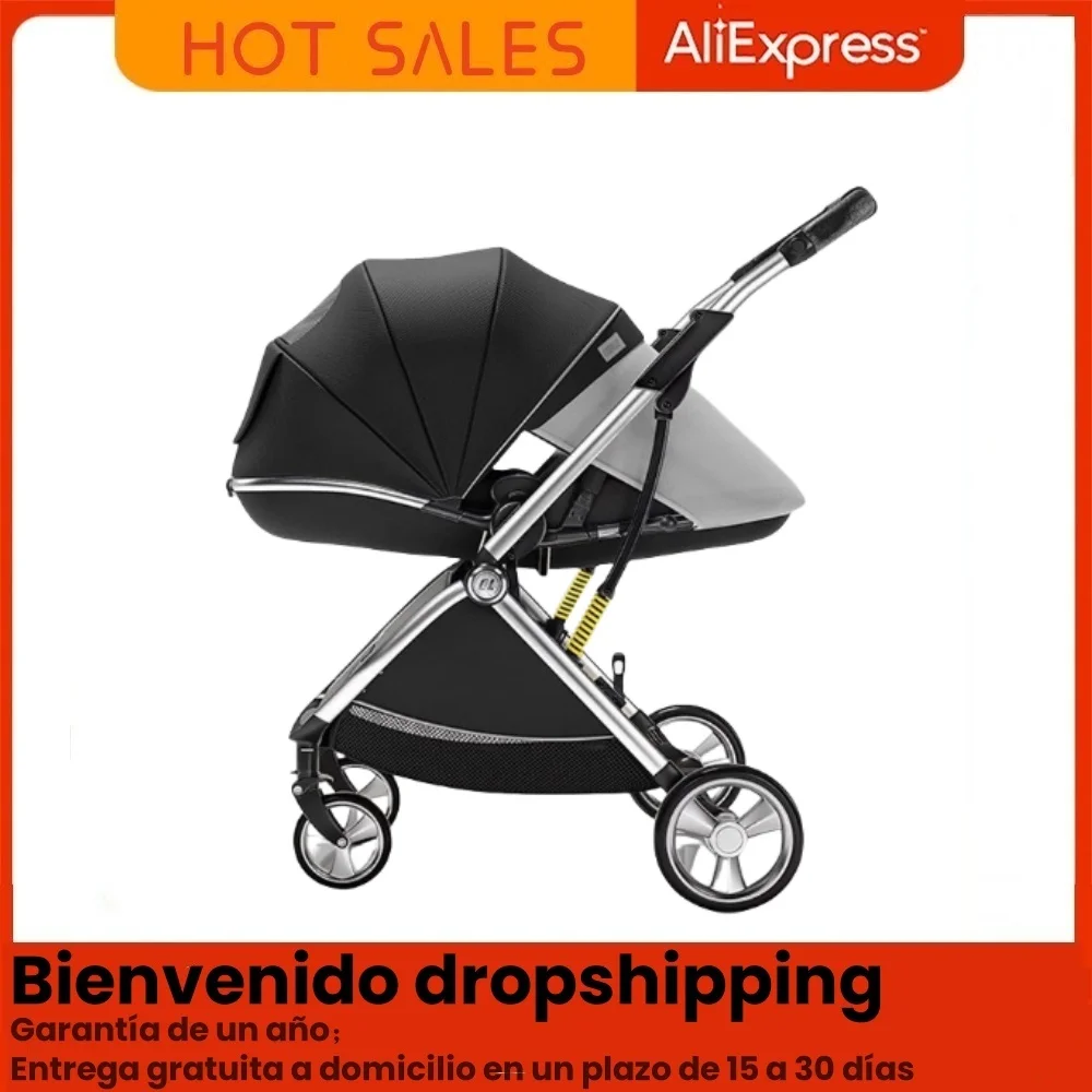 Cochecito bebé tres en uno ligero 0-36 meses - garantía un año - imagen 5