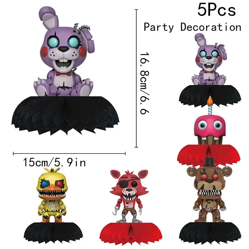 Five Nights at Freddy's Bola de Panal – Decoración cumpleaños infantil - imagen 4