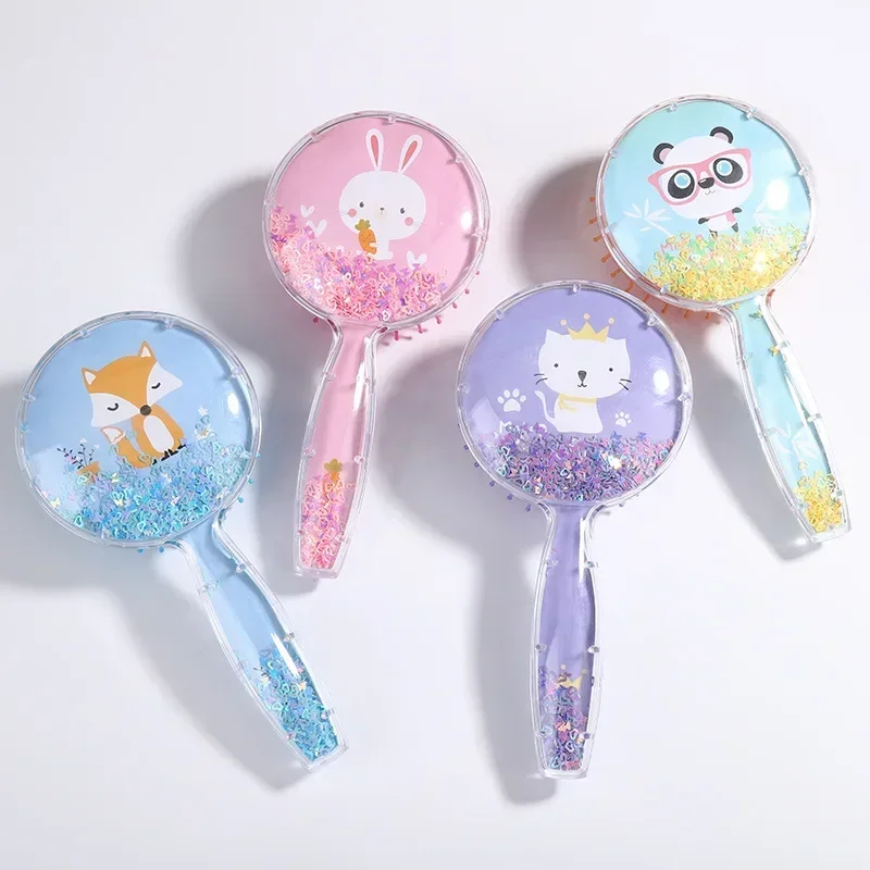 Cepillo antinudo infantil para niña – Diseño adorable de animales - imagen 3