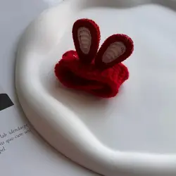 Sombrero tejido de algodón para muñecas animal – Color caramelo