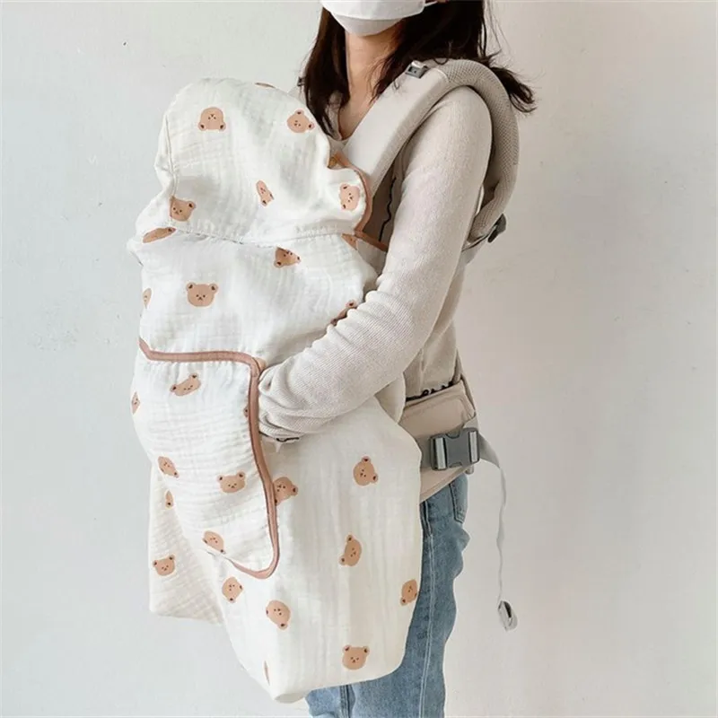 Manta multifuncional para cochecito con protección antimosquitos - imagen 4