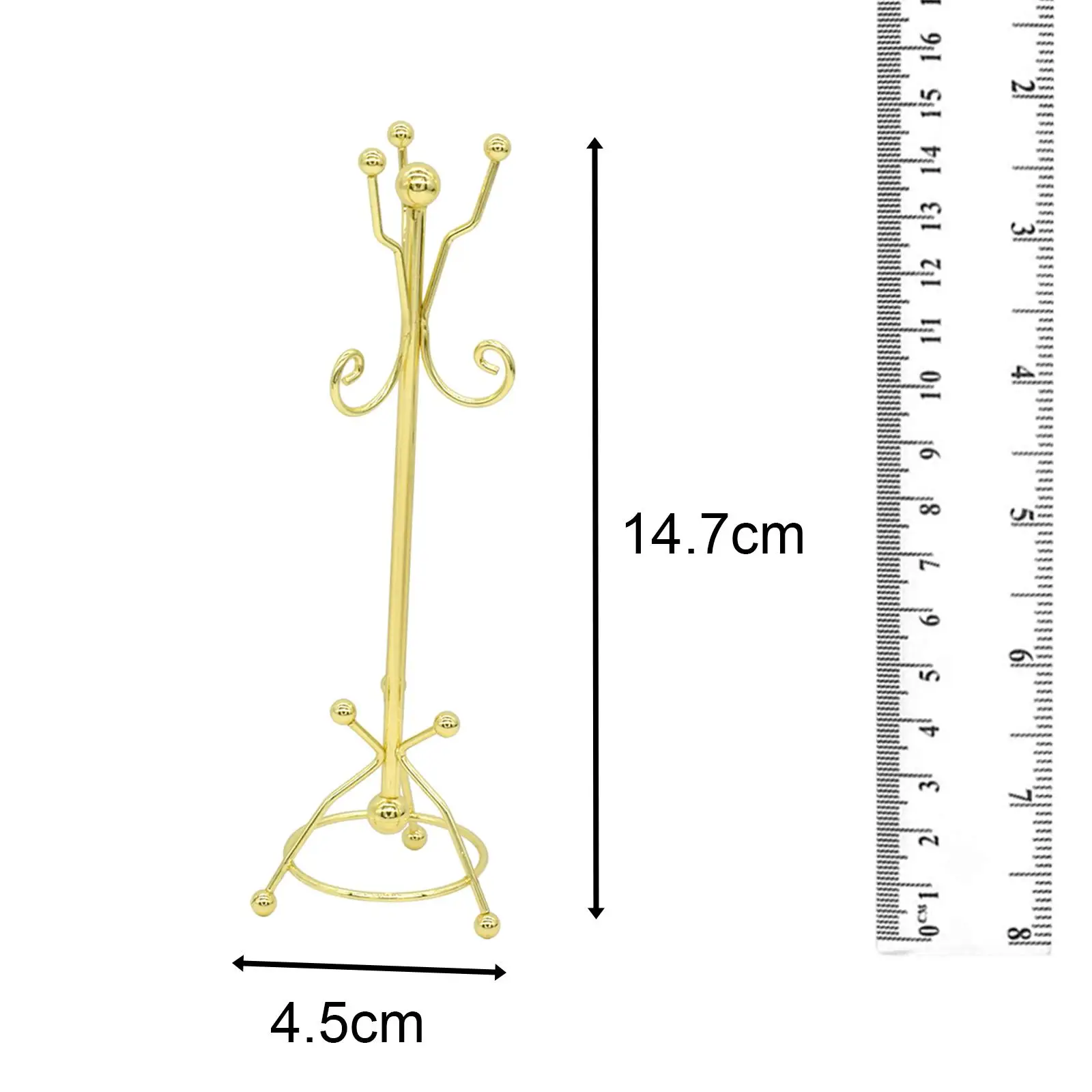 Organizador de ropa para casa de muñecas, soporte para abrigos - imagen 4