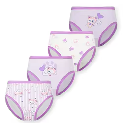 Braguitas niña algodón premium doble capa cómodas estampadas dibujos
