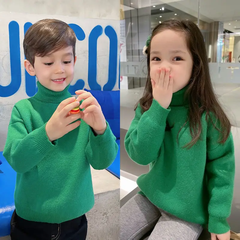 Jersey de lana cuello alto niño – Otoño invierno - imagen 5