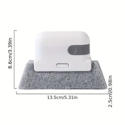 Cepillo limpiaranuras desmontable para huecos en ventanas y encimeras