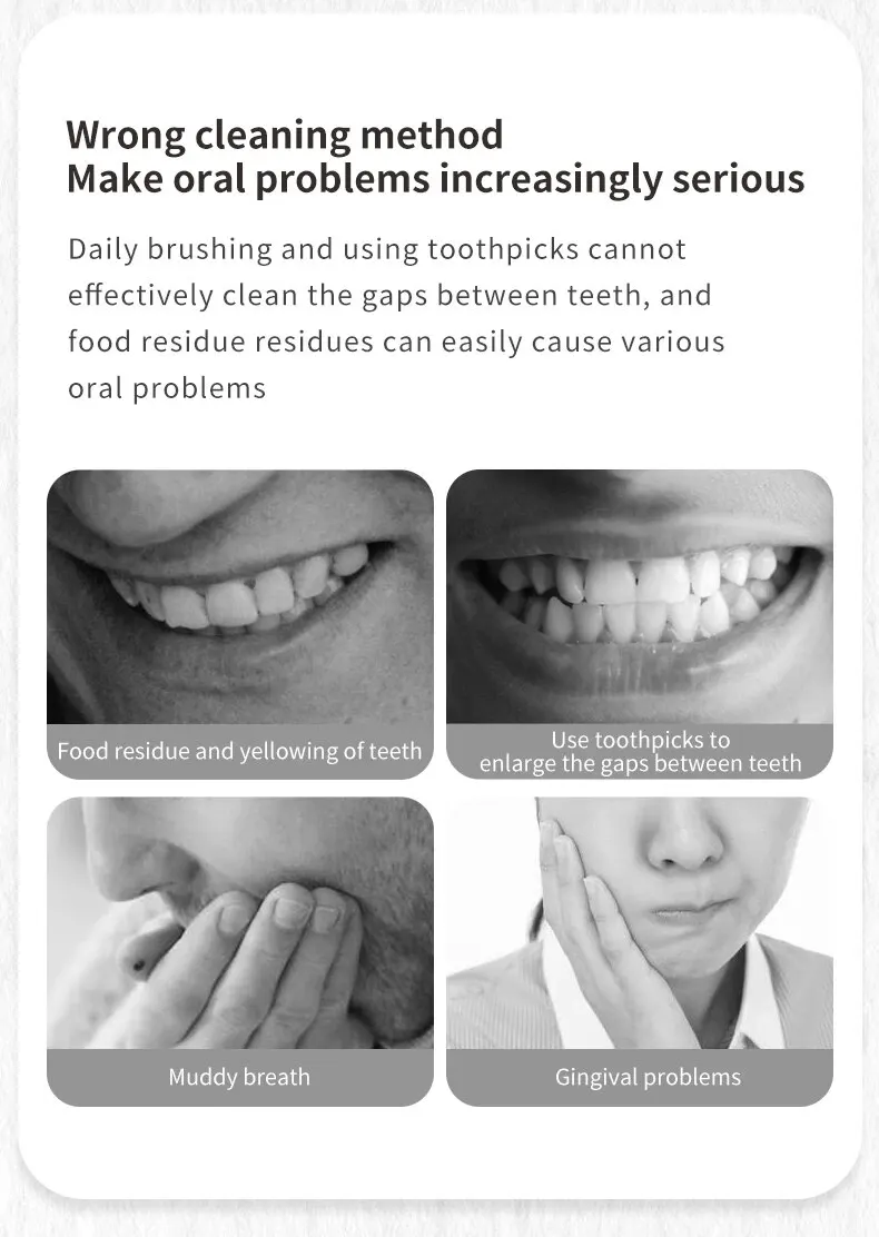 Detalle del hilo dental de menta
