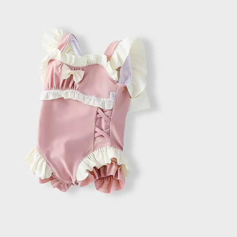 Traje de baño niña de una pieza con lazo – dulce - imagen 5