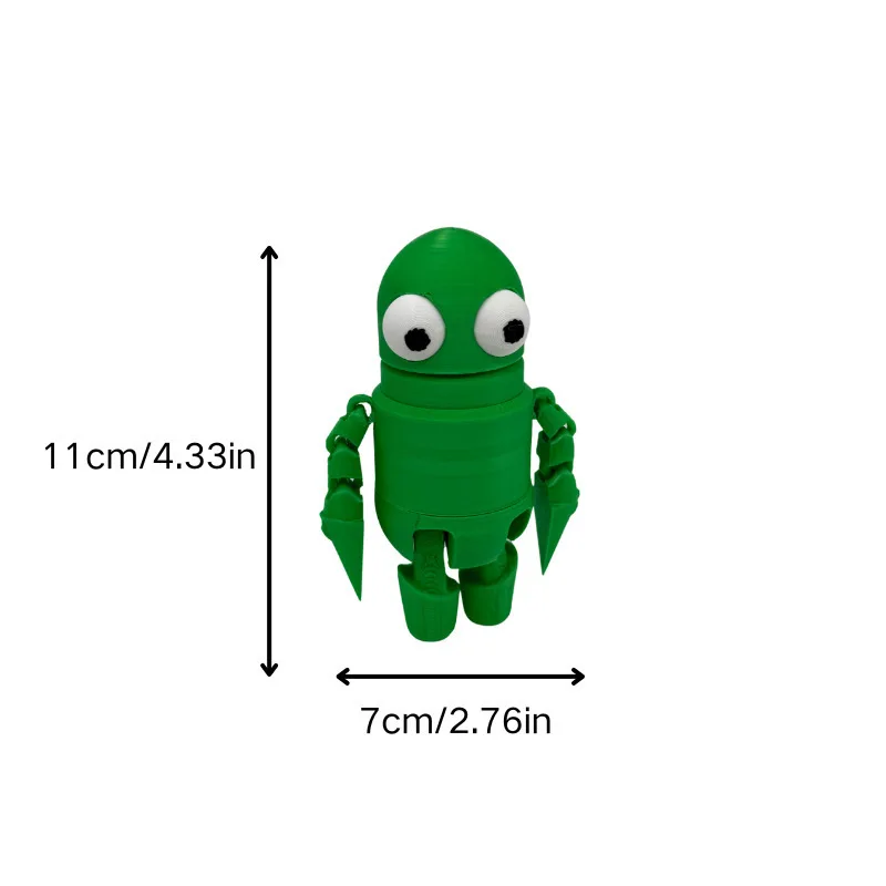 Figura Robot R.E.P.O estilo terror, vista general