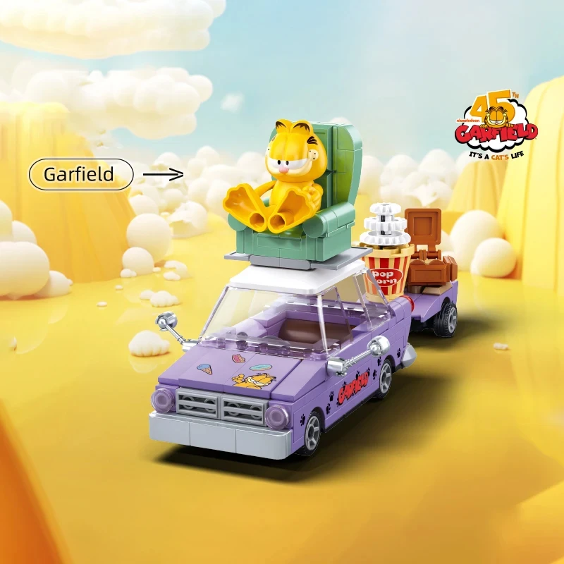 Garfield: Bloques de construcción de coches para niños - imagen 3