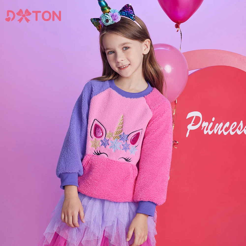 DXTON Sudadera de invierno con bolsillo y forro polar grueso - imagen 5