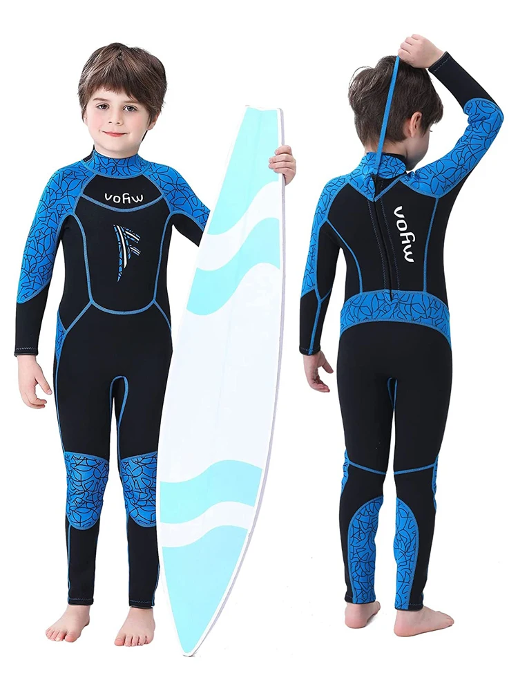Kinder traje de neopreno infantil completo para frío al nadar