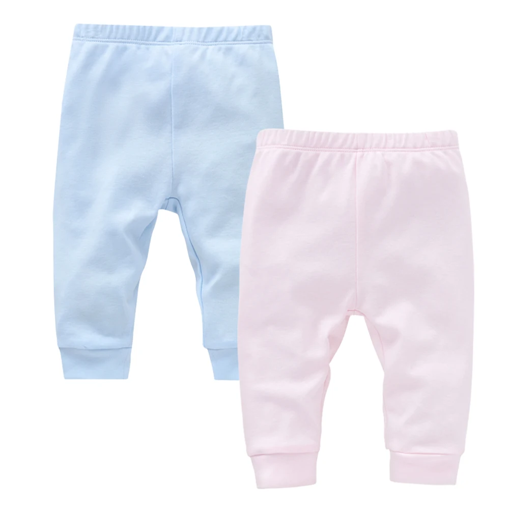 Pantalones largos de algodón para bebé unisex de primavera - imagen 5