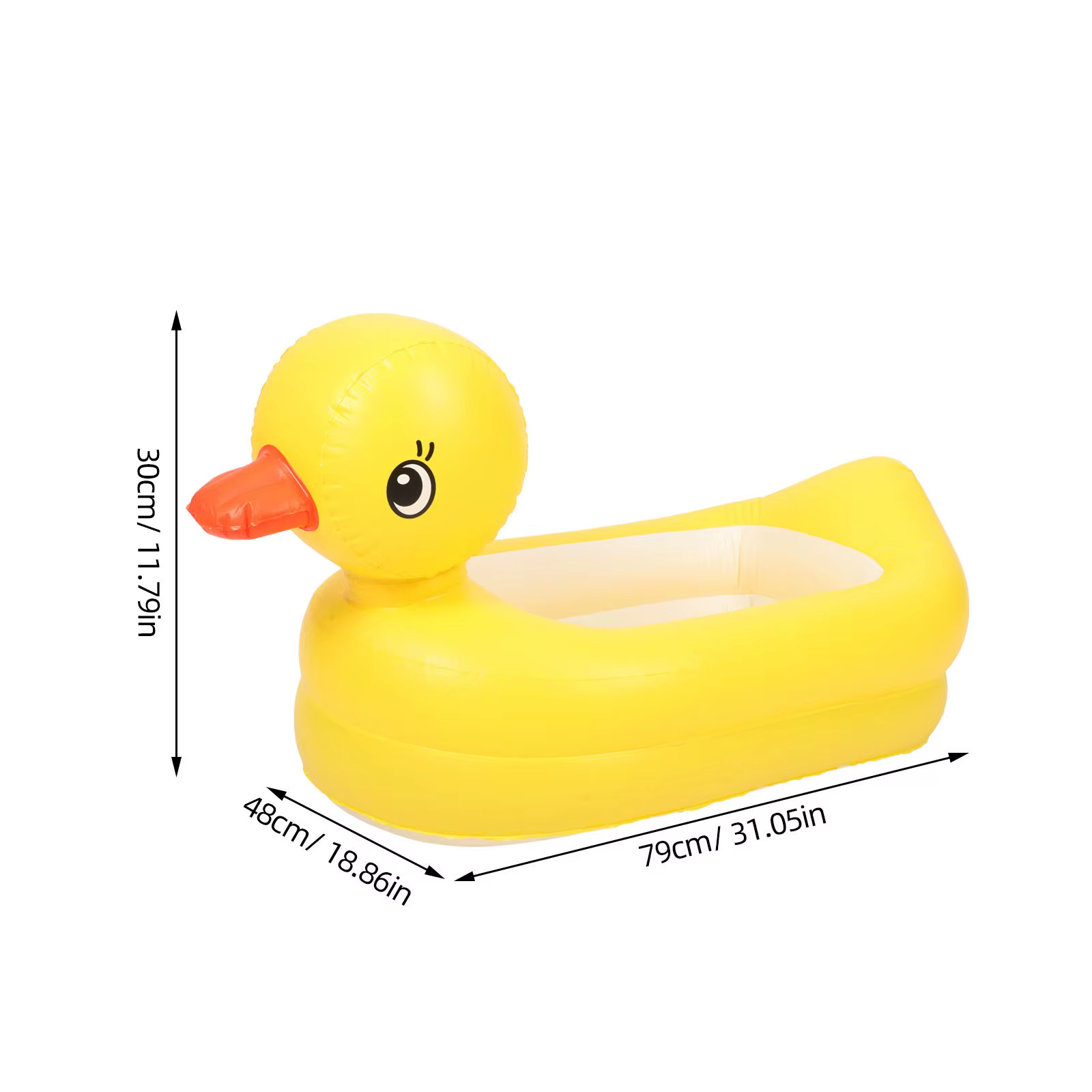 Bañera inflable lista para el baño