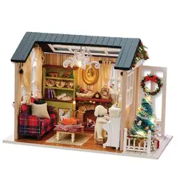 Kit de muebles para casa de muñecas en miniatura de montaje vacacional