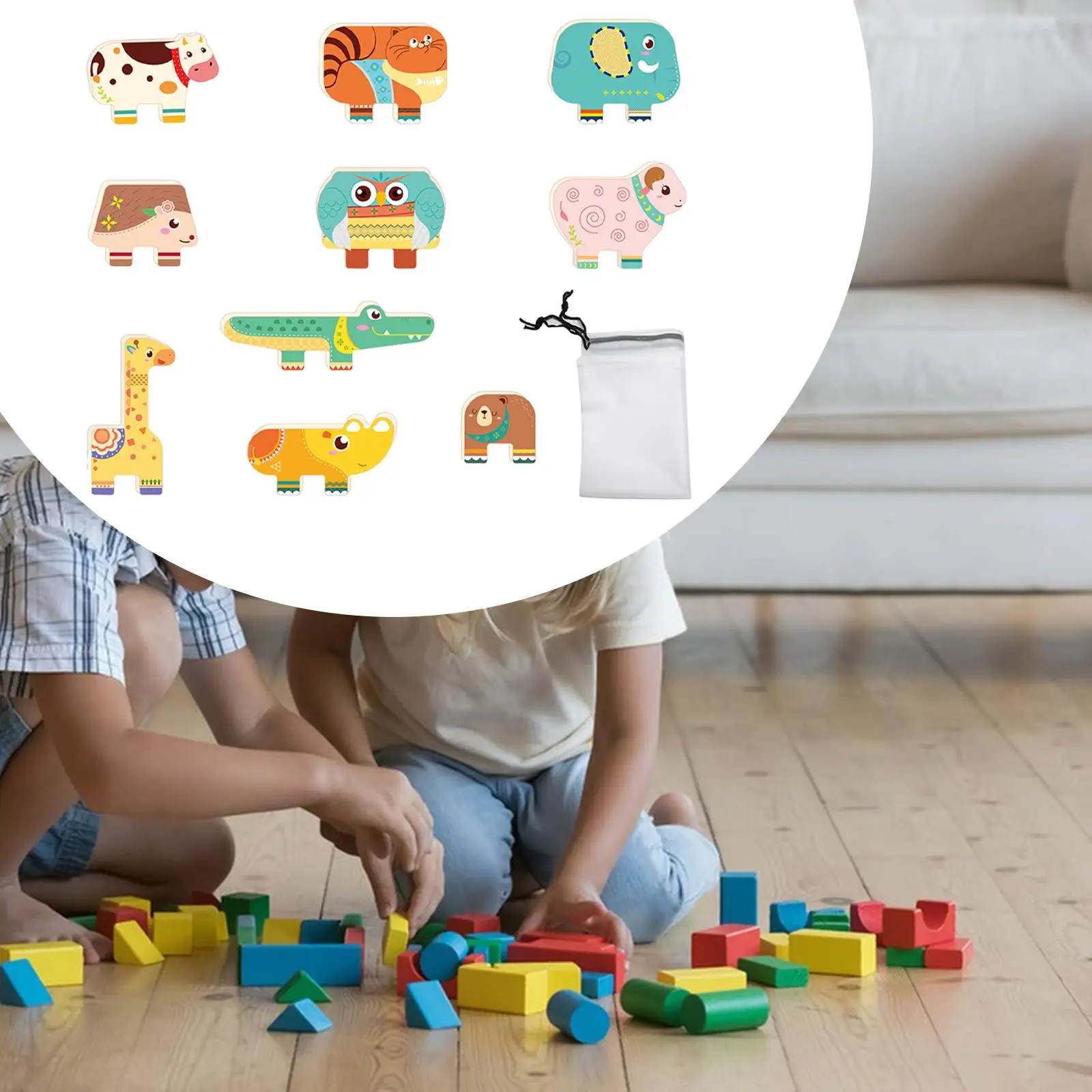 Bloques de construcción apilables educativos para habilidades prácticas - imagen 5