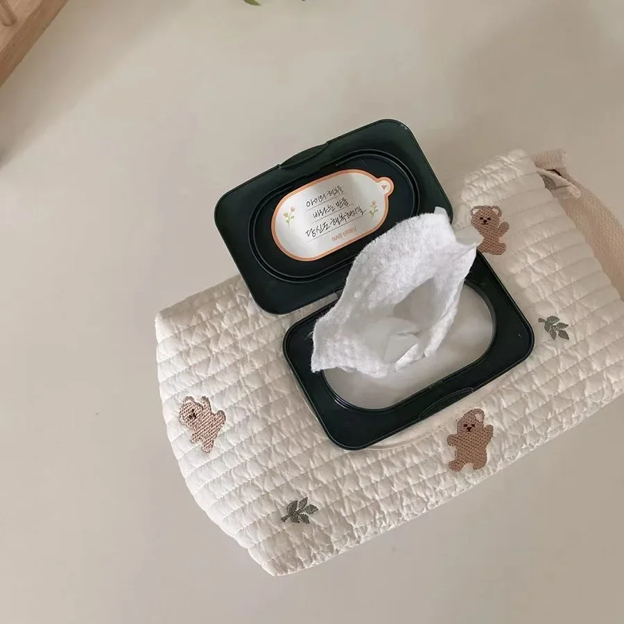 Caja colgante coche pañuelos toallitas tapa animales dibujos bolsa - imagen 3