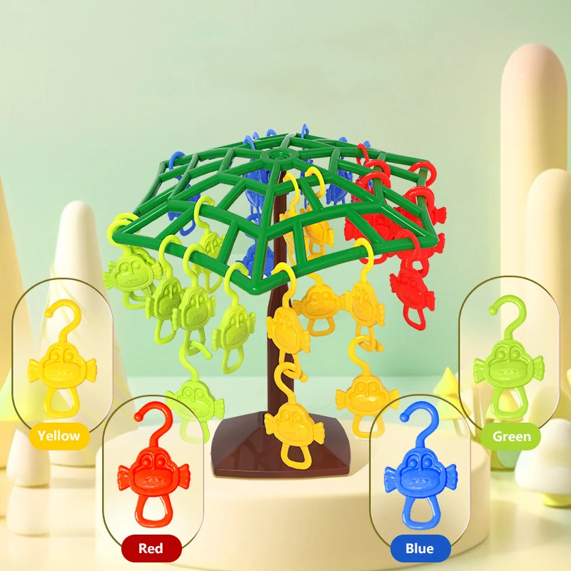 Juego de mesa de equilibrio con monito trepador educativo - imagen 4