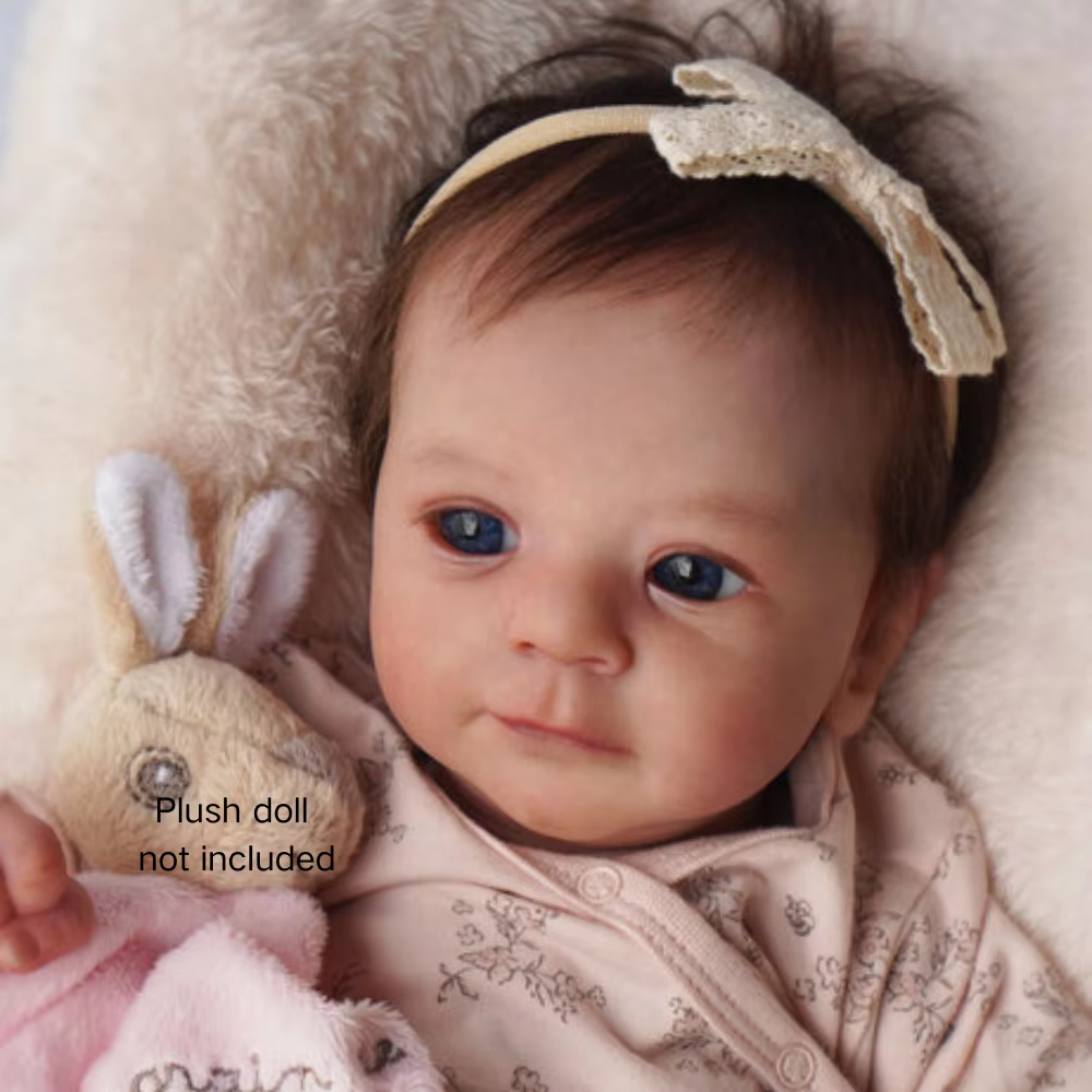Muñeca Reborn Felicia realista de vinilo y tela – regalo