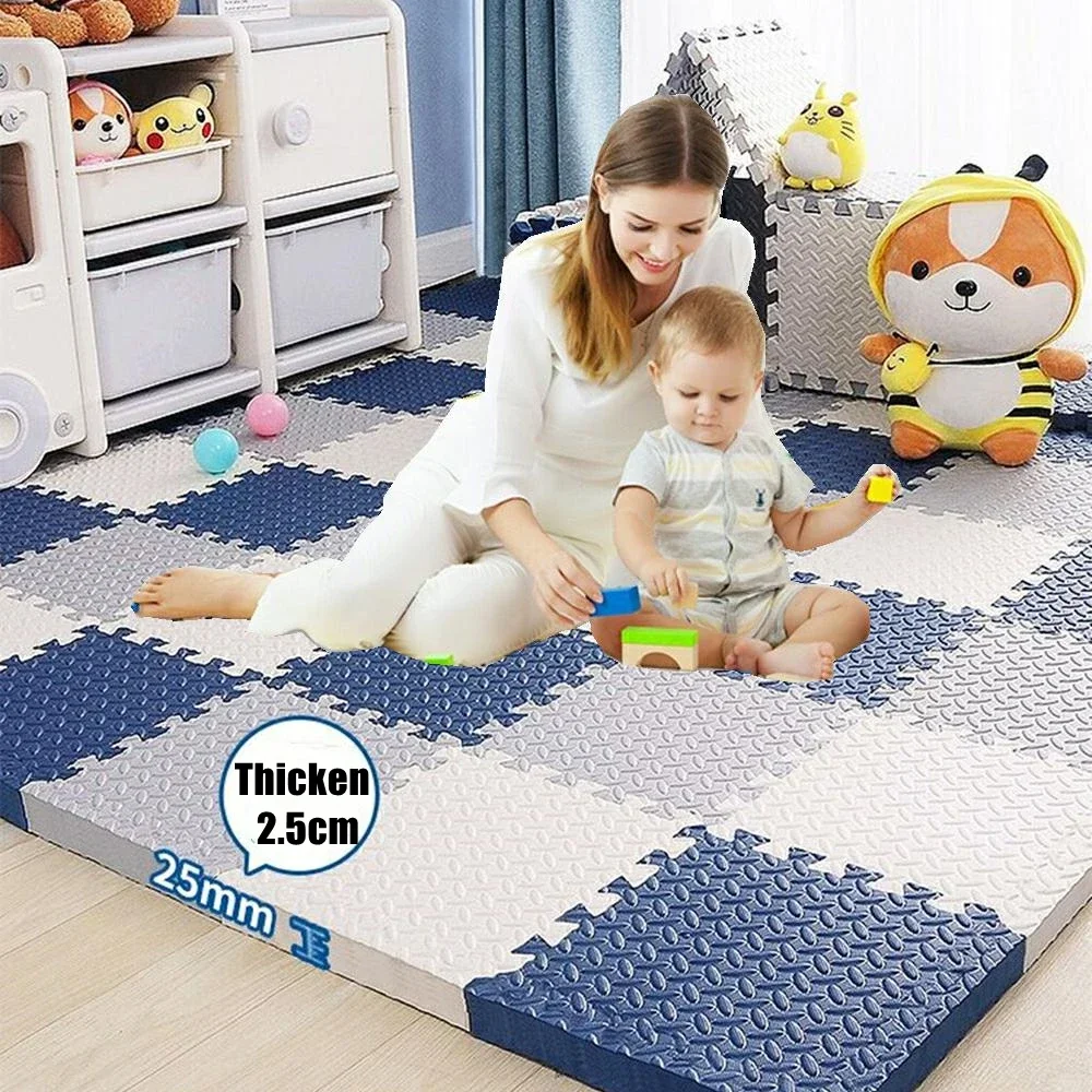 Alfombra de puzzle EVA 2,5 cm para bebés y niños - juego suave - imagen 2