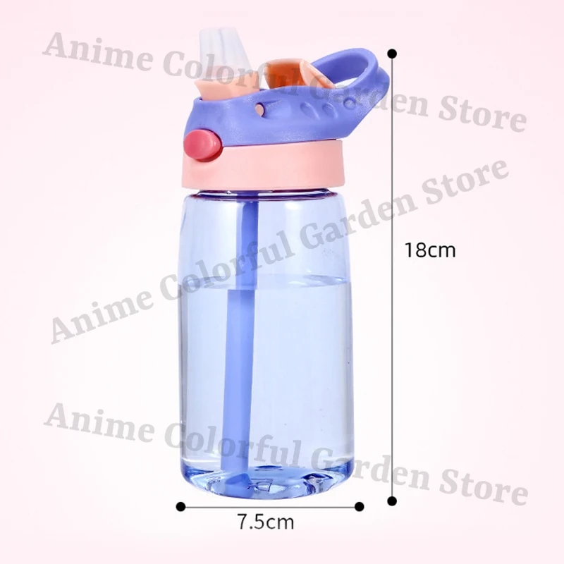 Botella infantil con diseño anime y dibujos animados