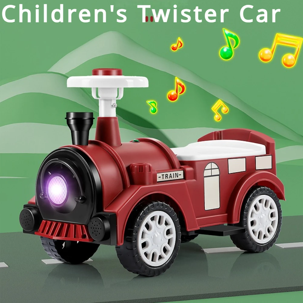 Tren de juguete retro con luces, música y compartimento inferior - imagen 5