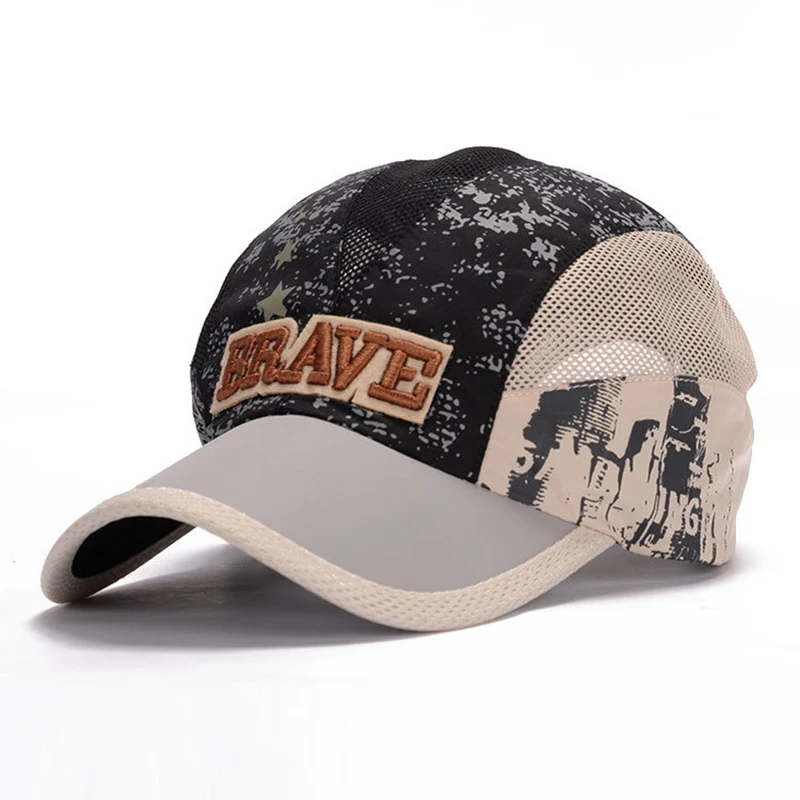 Gorra de béisbol secado rápido para niños con protección solar - imagen 3