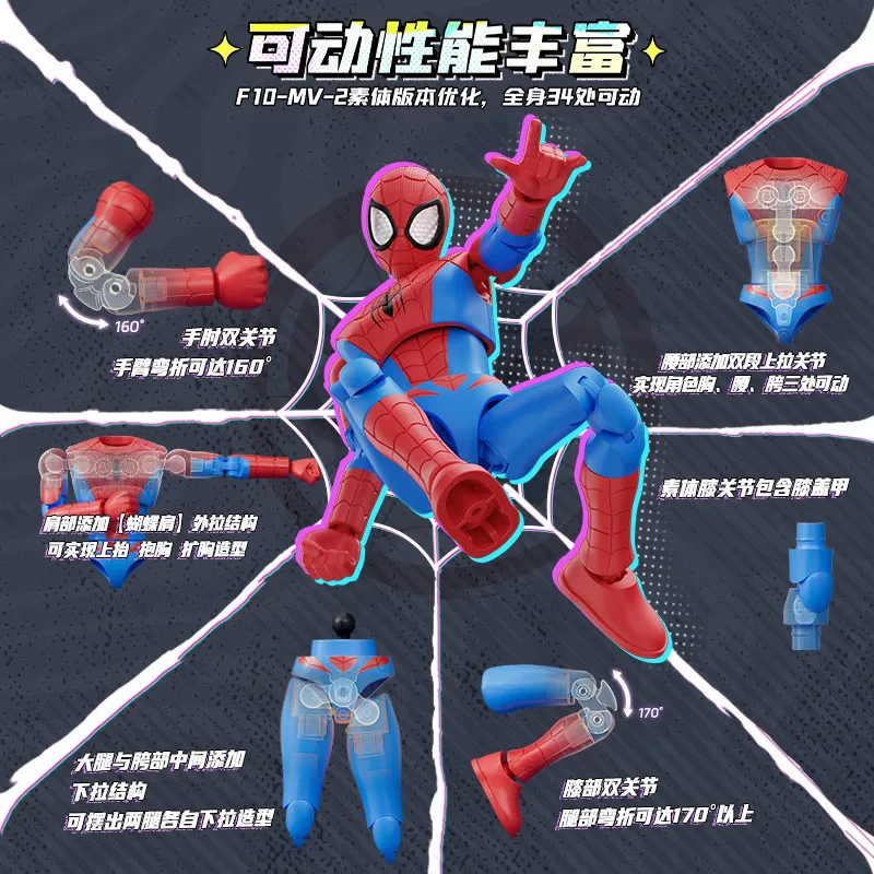 Blokees figura de Spider-Man con simbionte Venom para niños - imagen 5