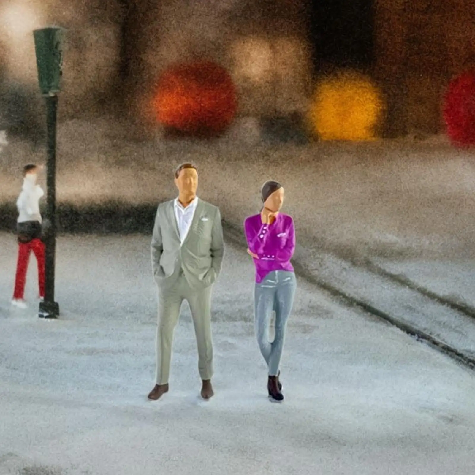 Figuras en miniatura de resina para dioramas: hombres y mujeres - imagen 5