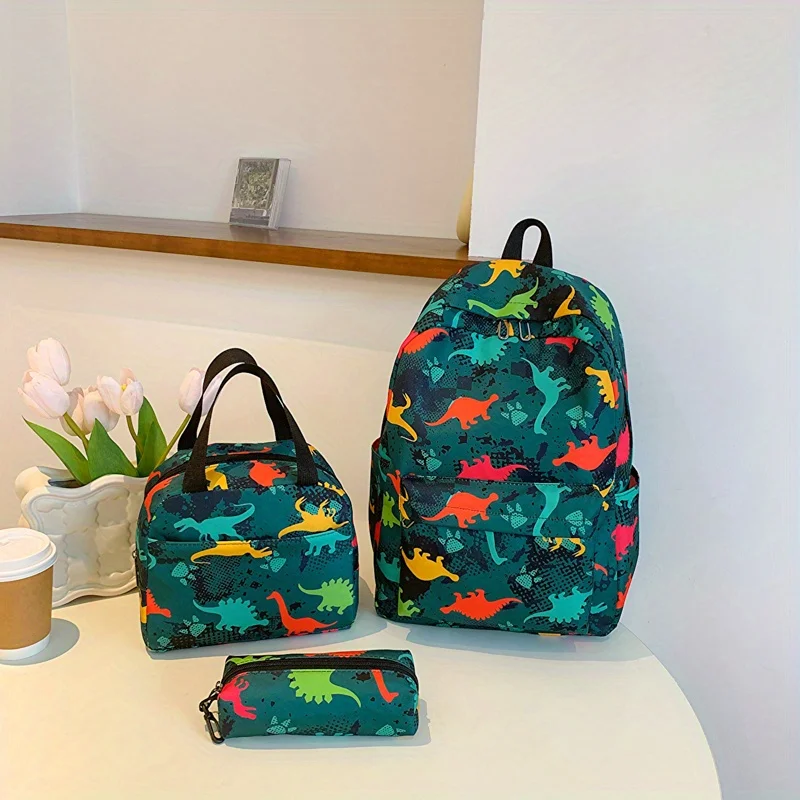 Vista lateral de la mochila infantil