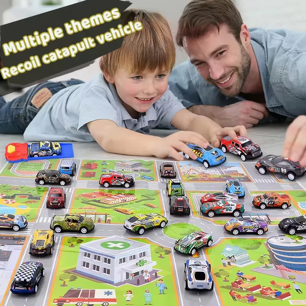 Se tToys Mini coche de aleación con inercia – Juguete divertido niños - imagen 4