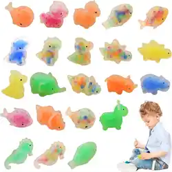 Juguetes blandos Mochi para niños bolas sensoriales antiestrés