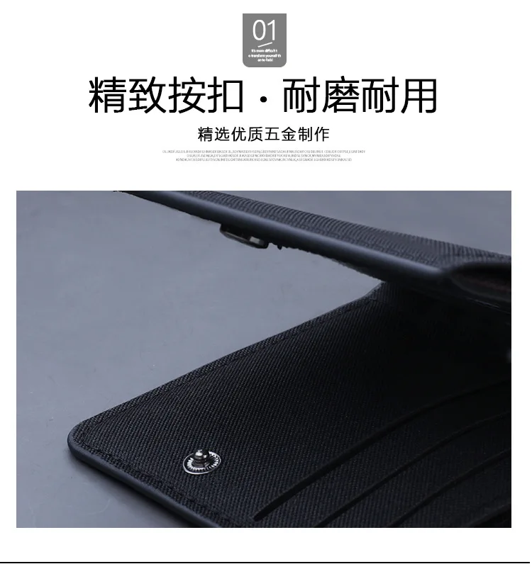 Cartera plegable de lona con diseño de ondas K-pop de RIIZE