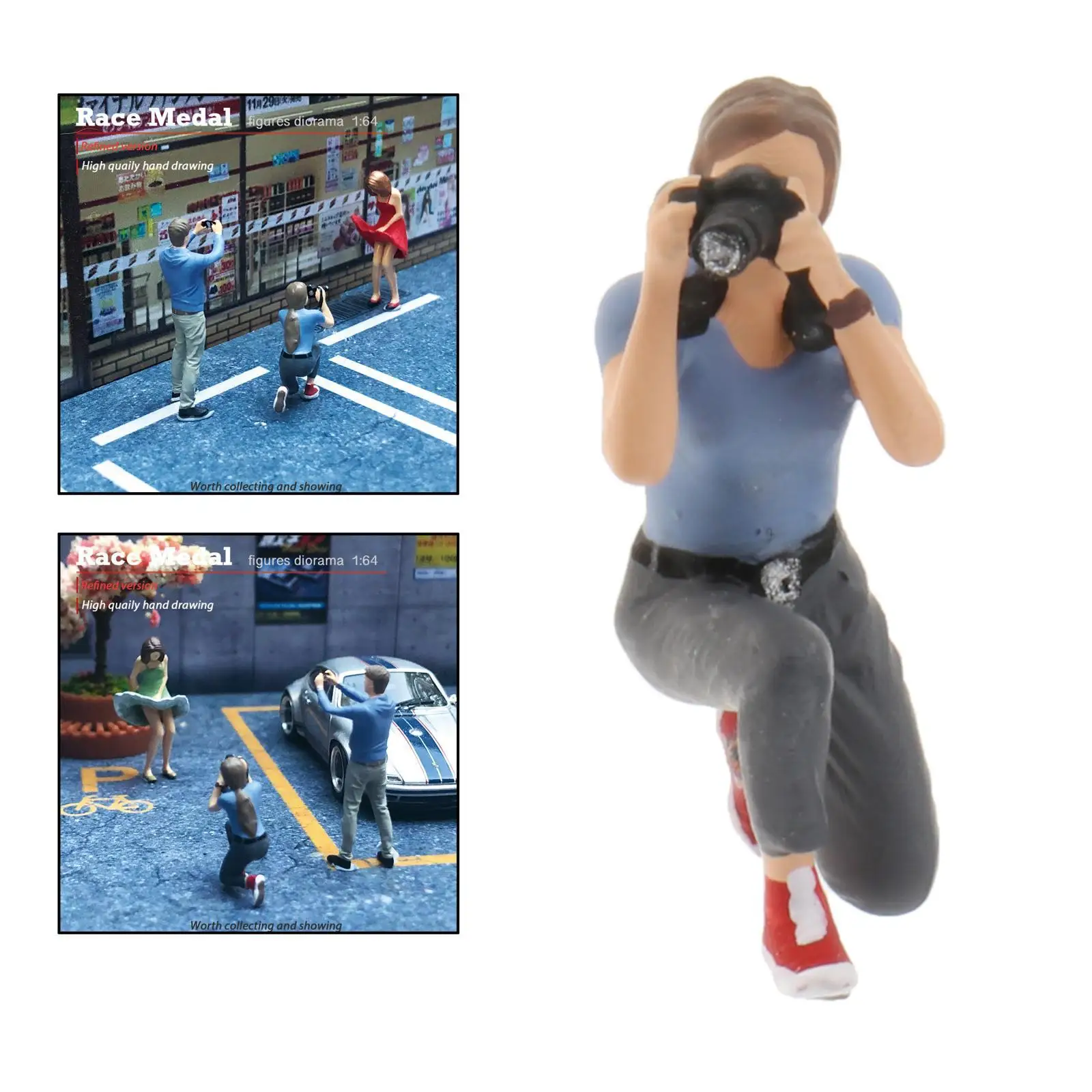 Figura miniatura para decoración de escenas