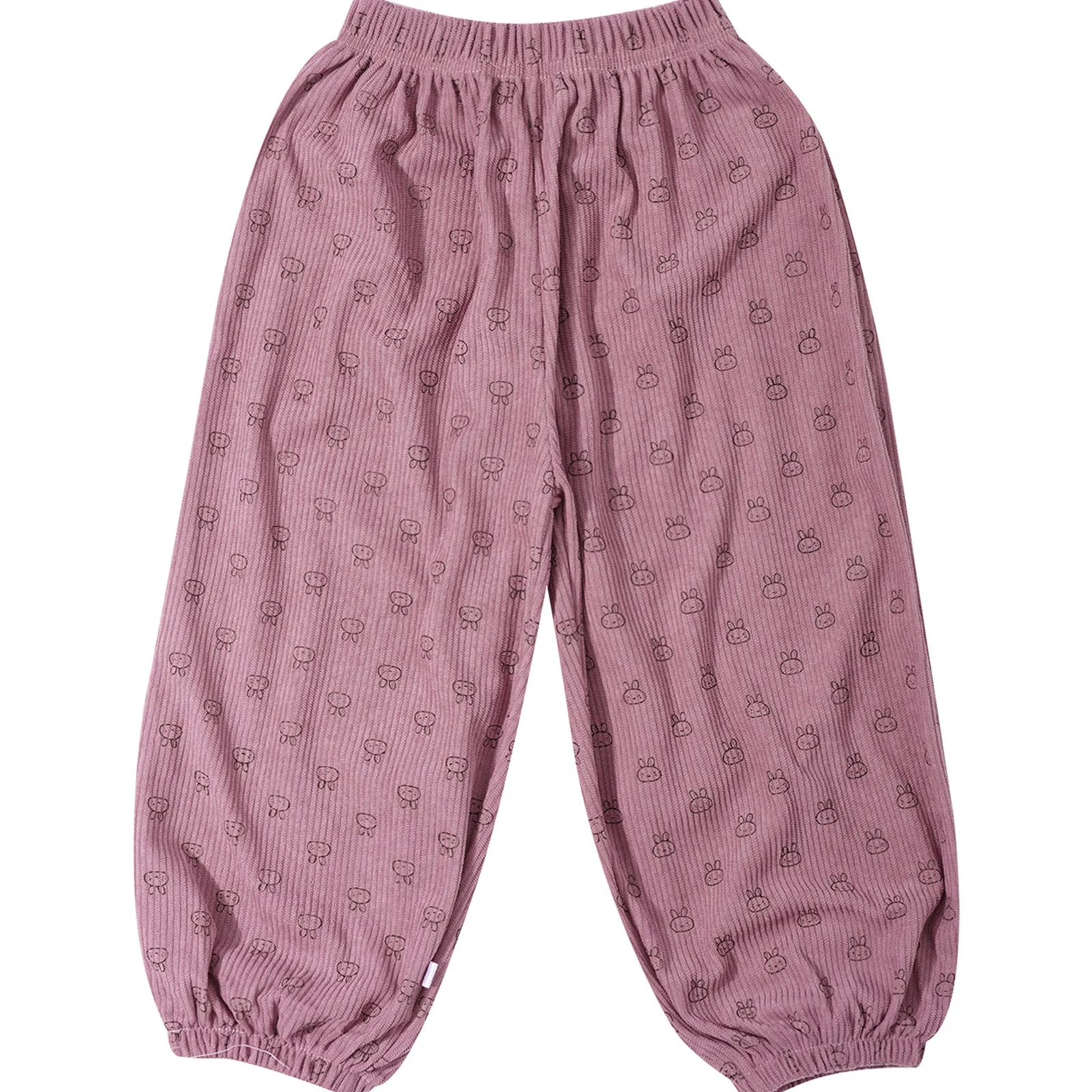 Pantalones harem de pana acanalada para niñas – cintura elástica - imagen 5