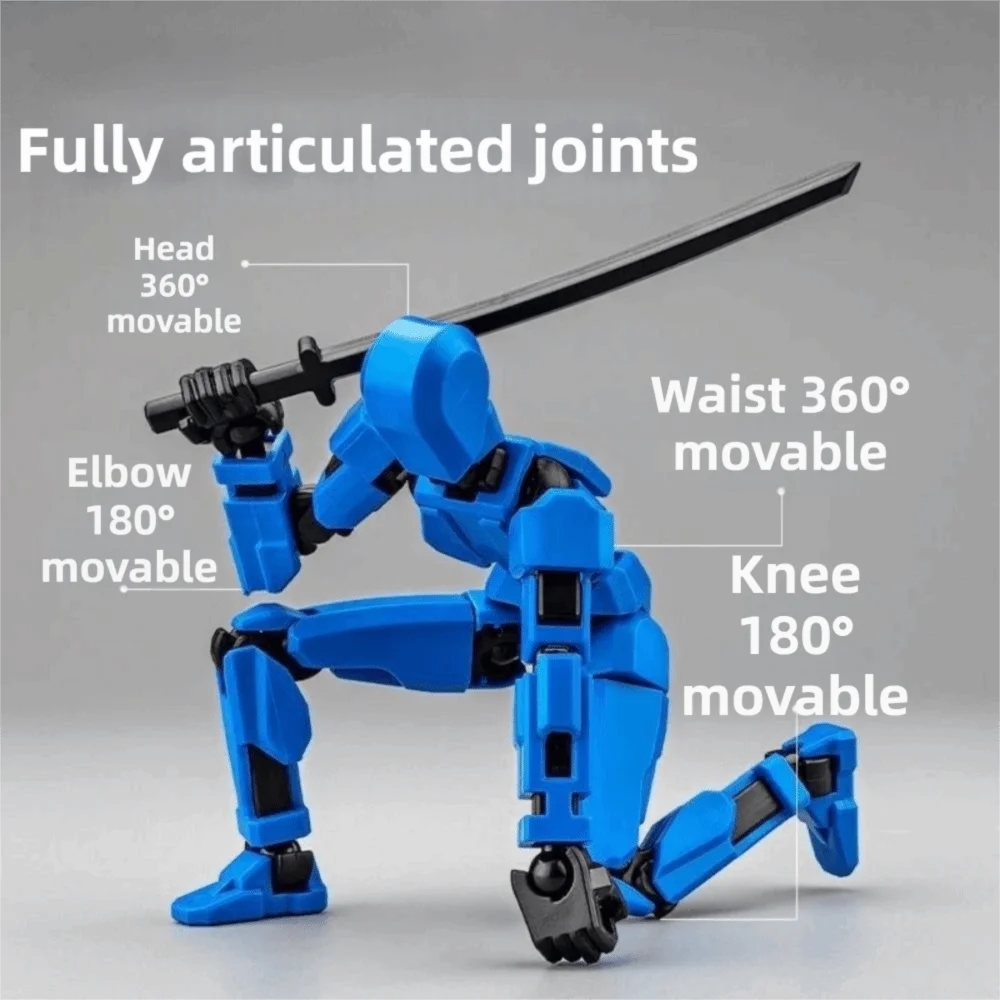 Robot articulado transformable posable figura móvil multiarticulado - imagen 3