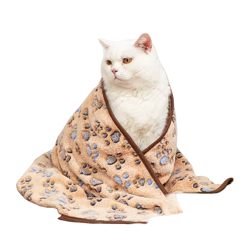 Lavado sencillo de la manta para perros y gatos