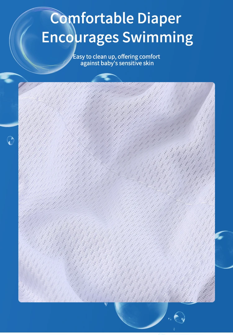 Pañal de natación reutilizable